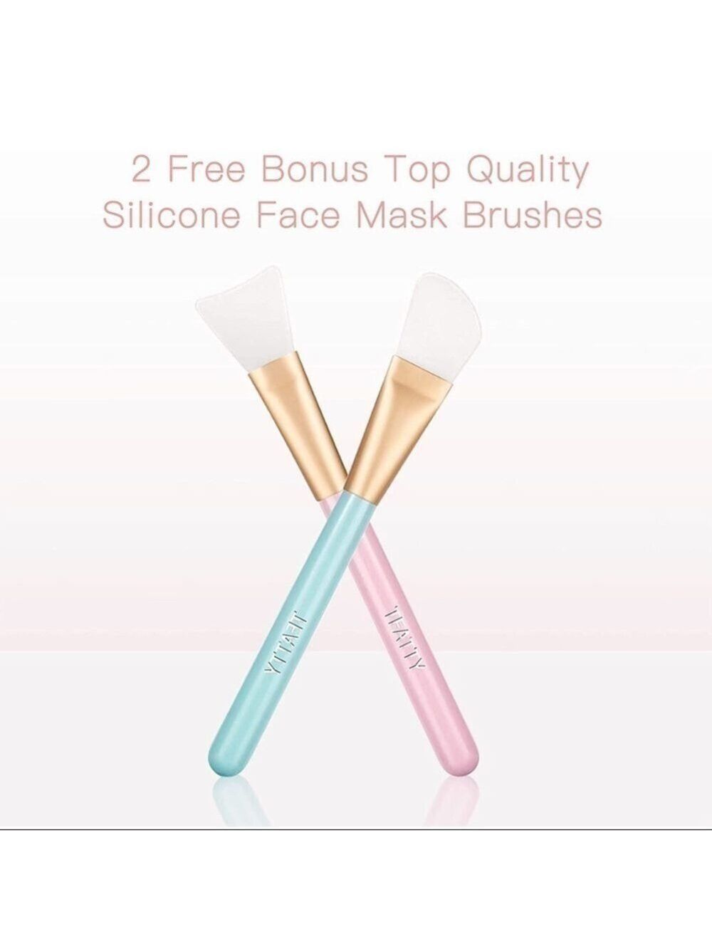 NEW-18PC Makeup Brush Set, 4Pc BlenderSponge,1PcBrushCleaner+2Pc FREE Mask Brush - Picture 3 of 7